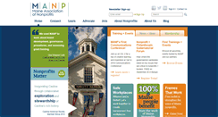 Desktop Screenshot of nonprofitmaine.org
